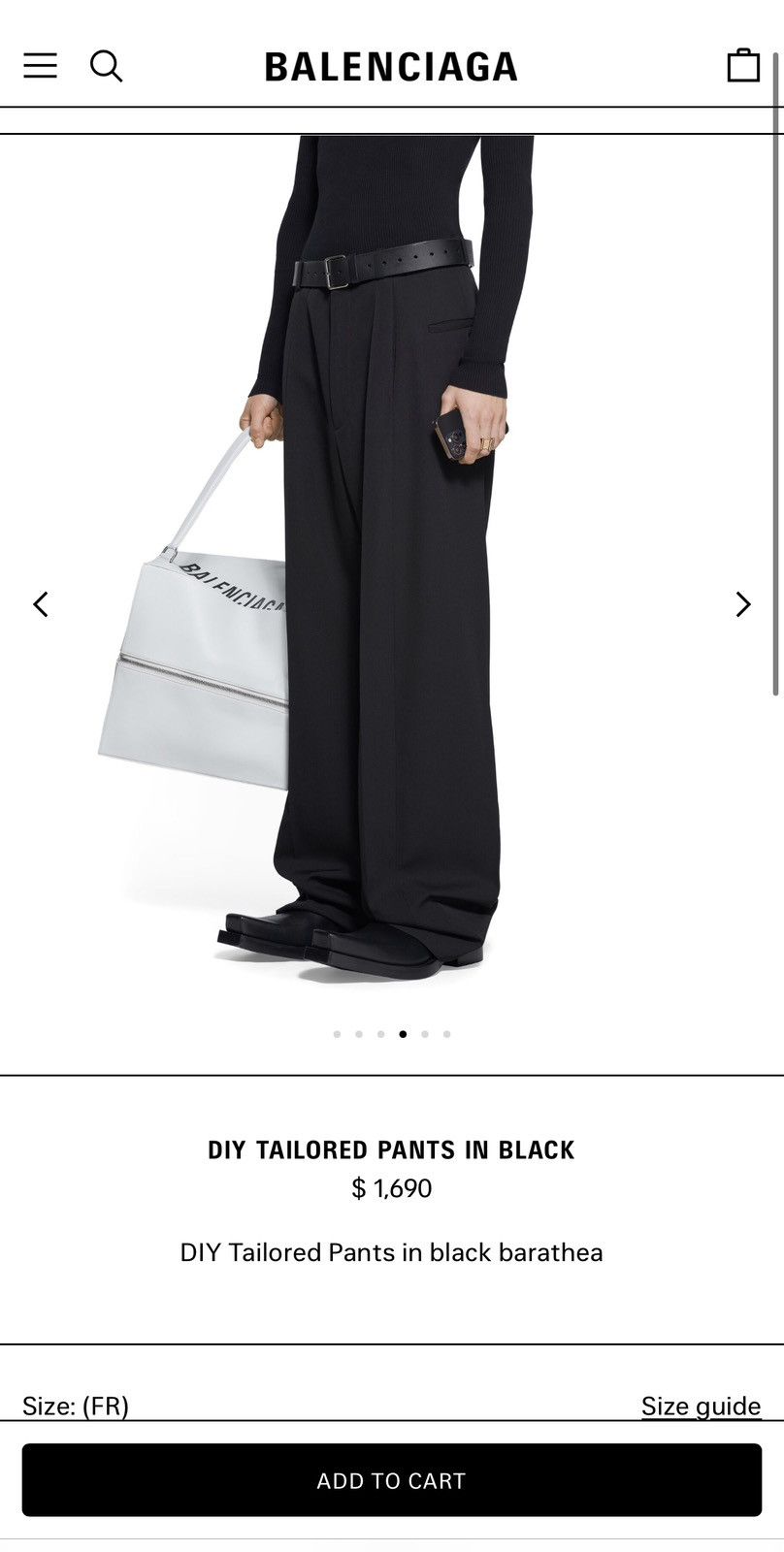 Balenciaga Balenciaga DIY Tailored Pants Size US 30 / EU 46 - 5 Thumbnail