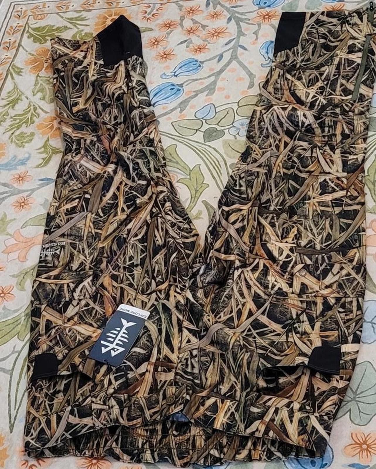 Other BASSDASH Men's Fishing & Hunting Walker Camo Pants 38 X 32" Size ONE SIZE - 4 Thumbnail