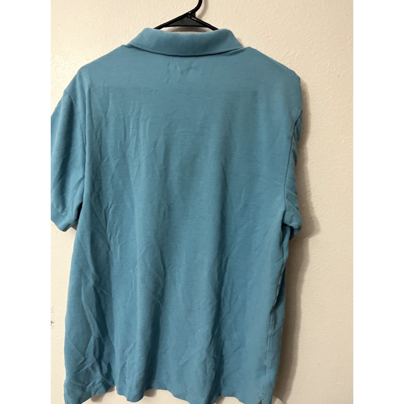 Eddie Bauer VINTAGE Eddie Bauer Polo Mens Large Light Blue Solid 100% Cotton Knit Short Sleeve Collared Shirt Logo Womens? No gender not specified. Size US L / EU 52-54 / 3 - 3 Thumbnail