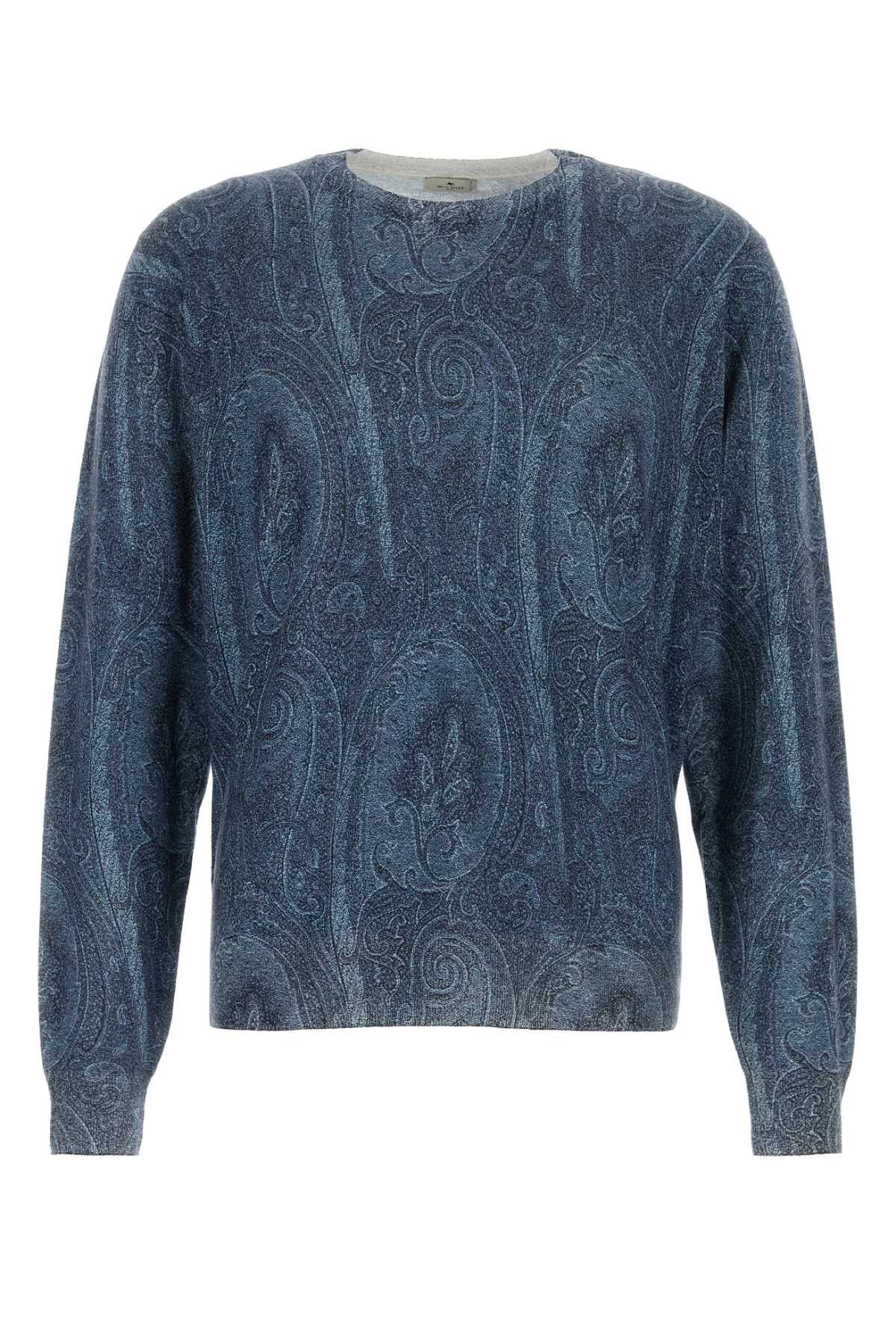 Etro Embroidered Silk Blend Sweater Size US L / EU 52-54 / 3 - 1 Thumbnail