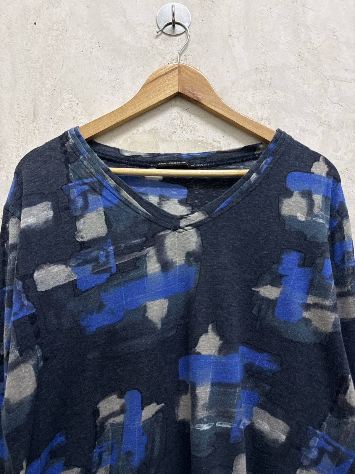 Marithe + Francois Girbaud Vintage Archive Marithe Francois Girbaud Abstract Art Tees Size US L / EU 52-54 / 3 - 2 Thumbnail