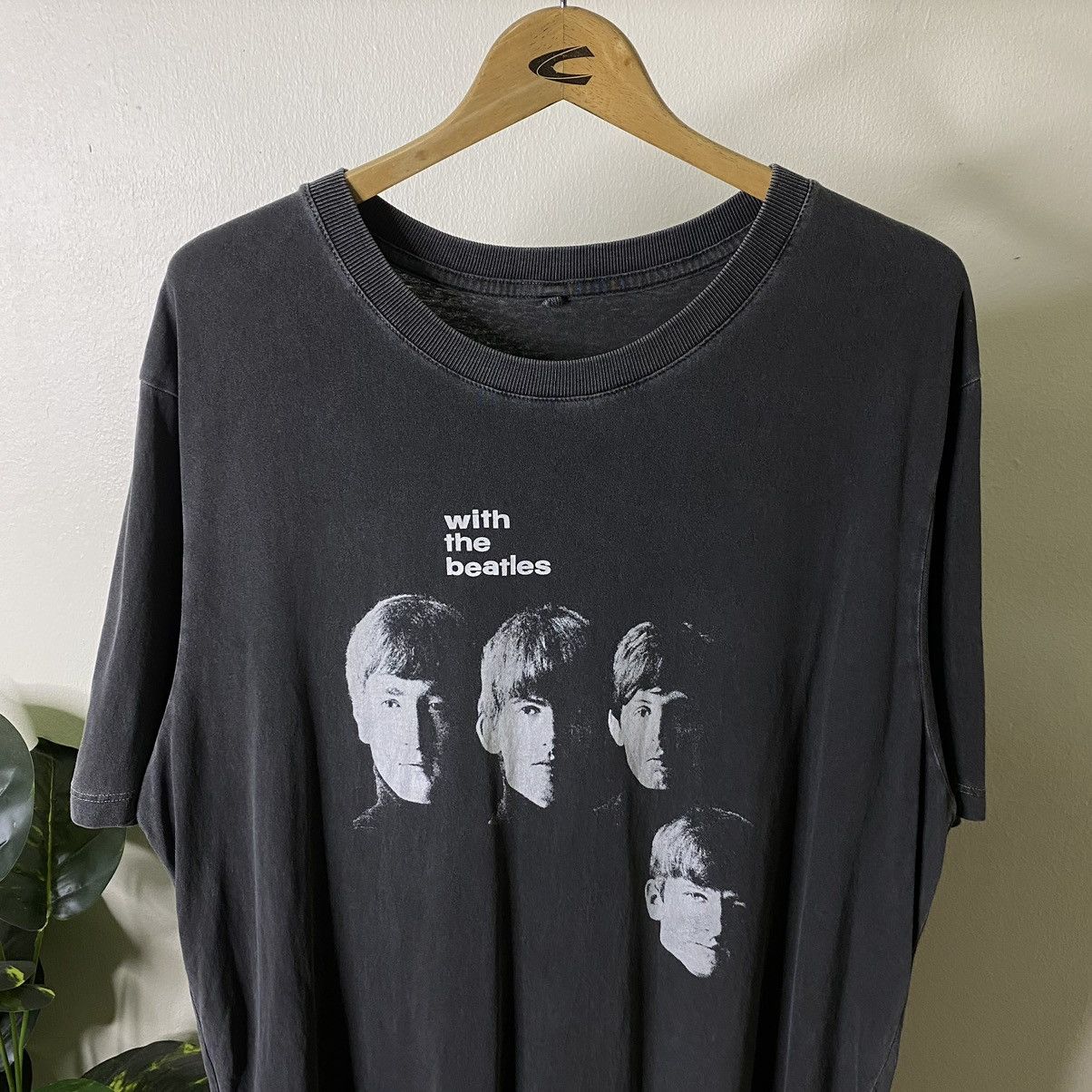 Band Tees The Beatles Washed Black Official Reissue Tee Size US L / EU 52-54 / 3 - 2 Thumbnail