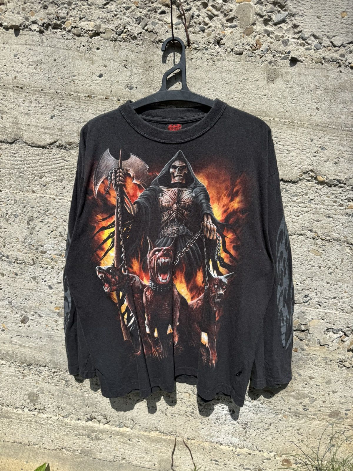 Vintage Vintage Spiral Death Cerber Y2k Graphic Long Sleeve Size US XL / EU 56 / 4 - 1 Thumbnail