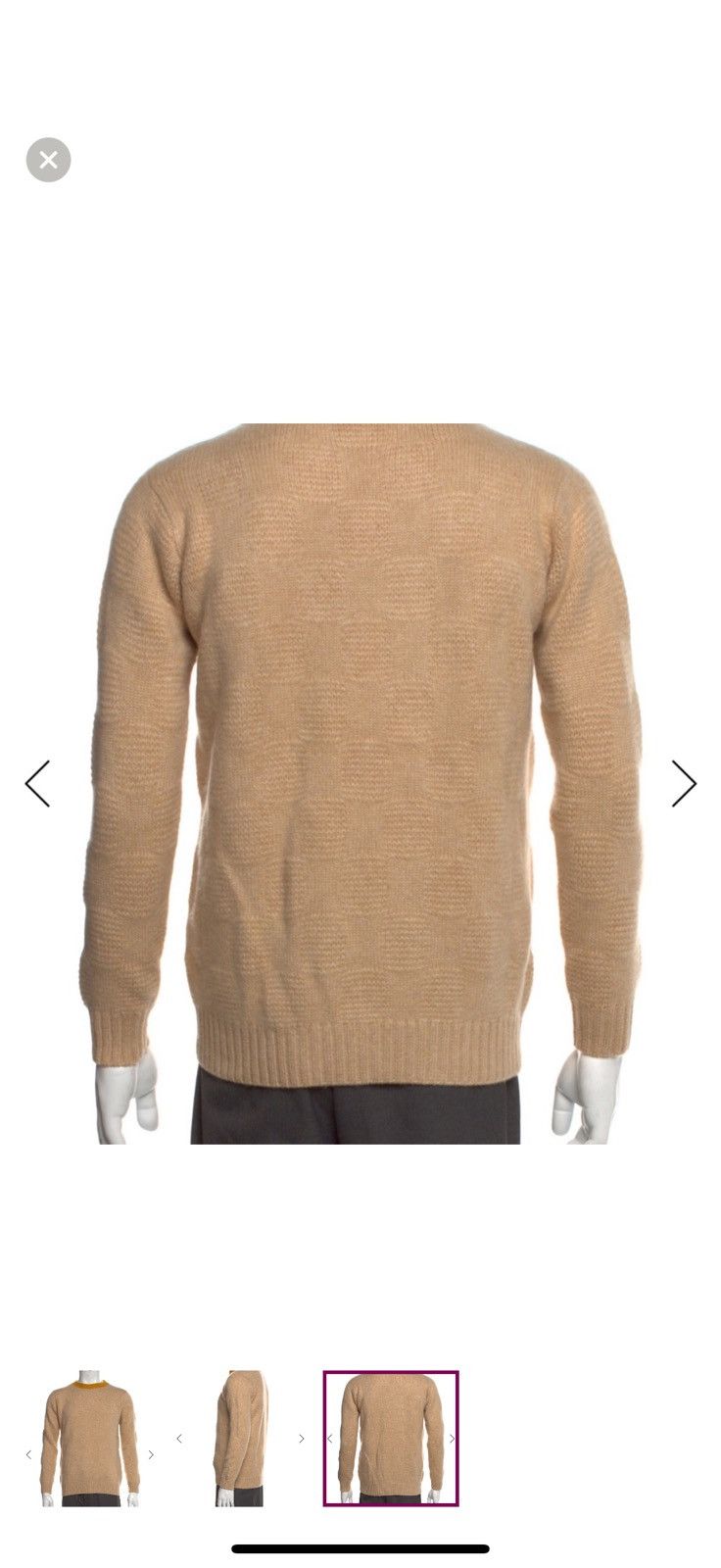 The Elder Statesman The Elder Statesman Cashmere Crew Neck Sweater (XS) Size US XS / EU 42 / 0 - 3 Thumbnail