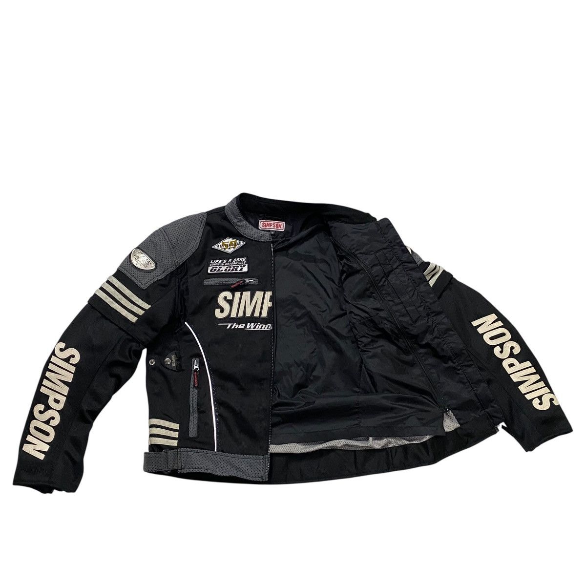 Vintage Vintage Simpson Racing Full Patches Mash Jackets Size US L / EU 52-54 / 3 - 3 Thumbnail