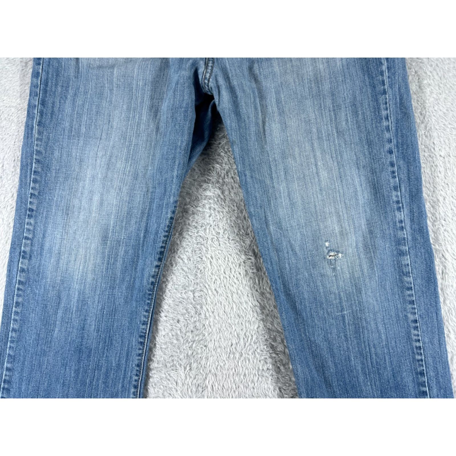 Lucky Brand Lucky Brand Jeans Mens 36 Blue Denim Piper Straight Leg Cotton 34x27 READ Size US 36 / EU 52 - 3 Thumbnail