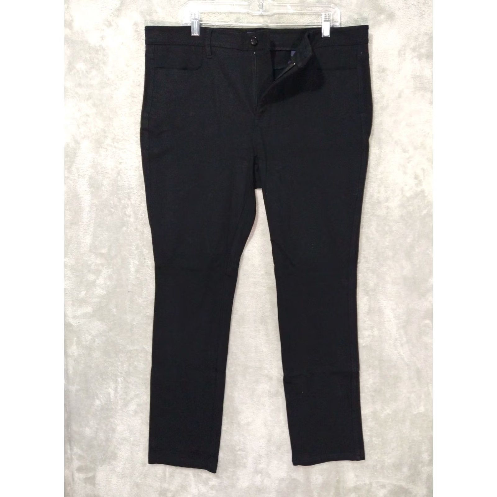 NYDJ NYDJ Pants Womens 18 Black Skinny Samantha Ponte Lift Tuck Stretch High Rise Skinny Leg Casual 18 Womens Pants Black NYDJ Slim Plus Size 18 Size 40" / US 18 - 2 Thumbnail