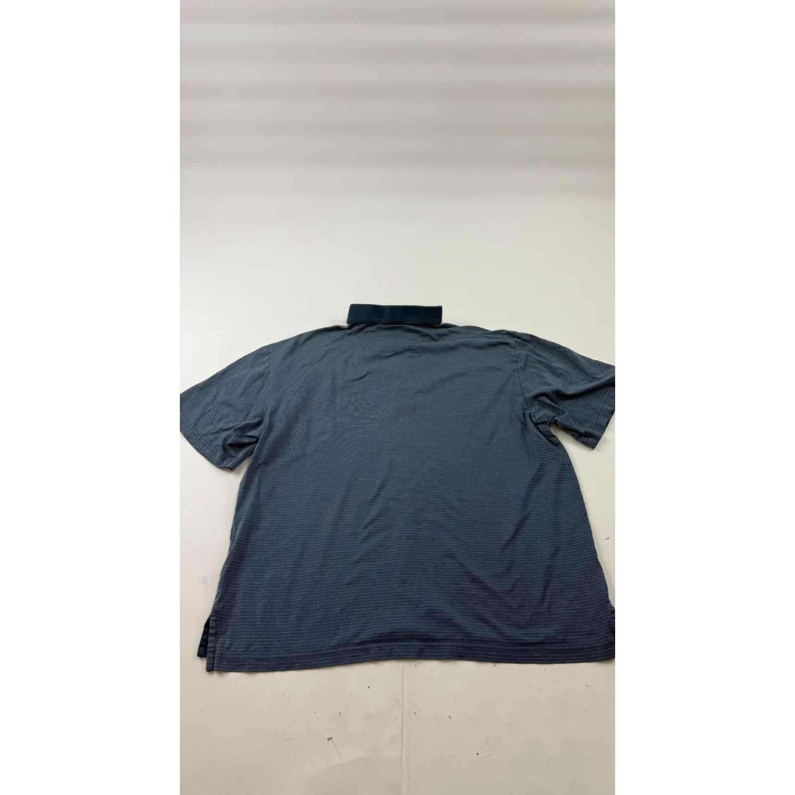 Vintage VINTAGE Turnbury Polo Shirt Mens L Blue Mercerized Pima Cotton Striped Knit Golf Size US L / EU 52-54 / 3 - 7 Thumbnail