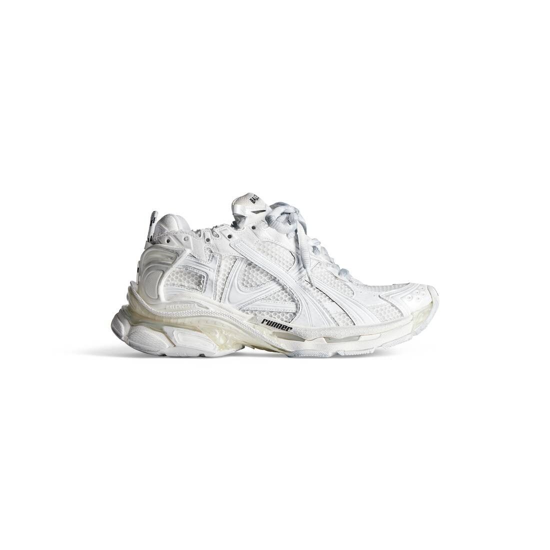 Balenciaga o1bcso1str0126 Runner Sneakers in White Size US 8 / EU 41 - 1 Thumbnail