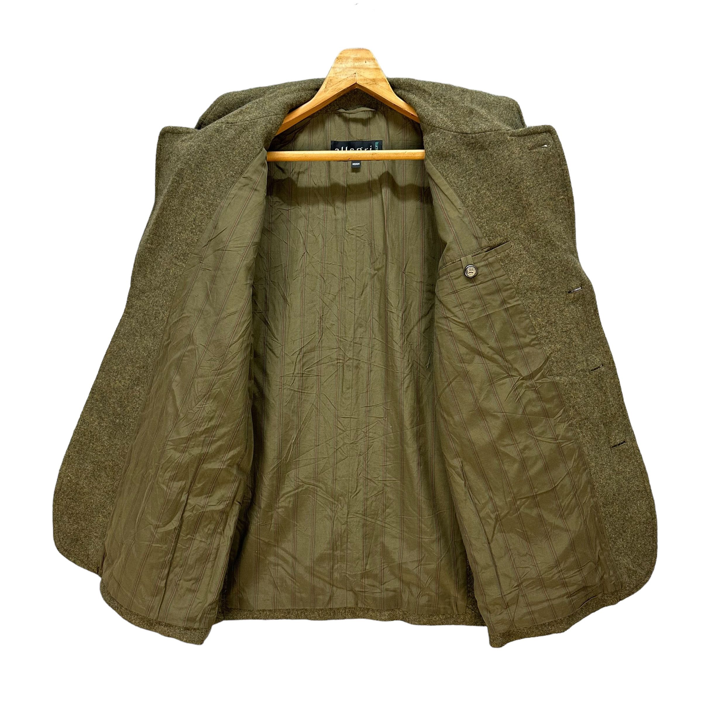 Allegri ALLEGRI Moss Green Wool Casual Jacket #A37-0838 Size US M / EU 48-50 / 2 - 6 Thumbnail