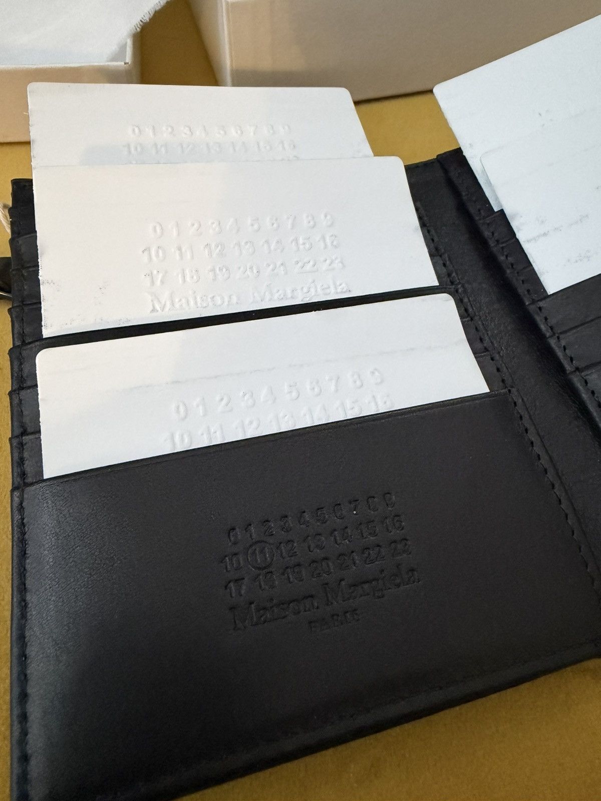 Maison Margiela Four-stitch multi-pocket leather wallet, made in Italy Size ONE SIZE - 8 Thumbnail
