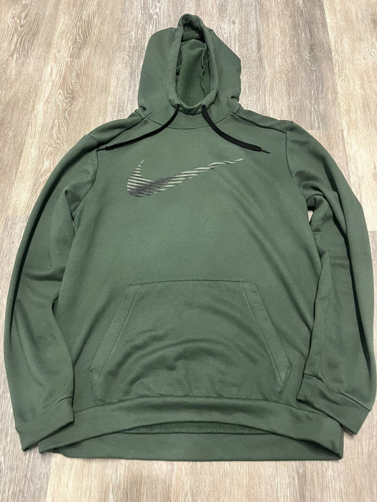Nike Nike green hoodie Size US M / EU 48-50 / 2 - 2 Thumbnail