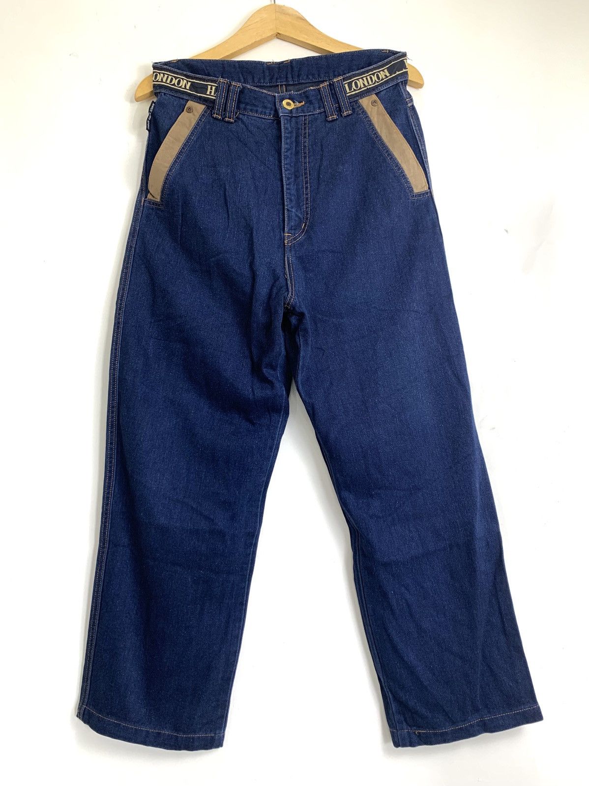 Hardy Amies HARDY AMIES JEANS PANT EMBROIDERY POCKET Size US 30 / EU 46 - 4 Thumbnail