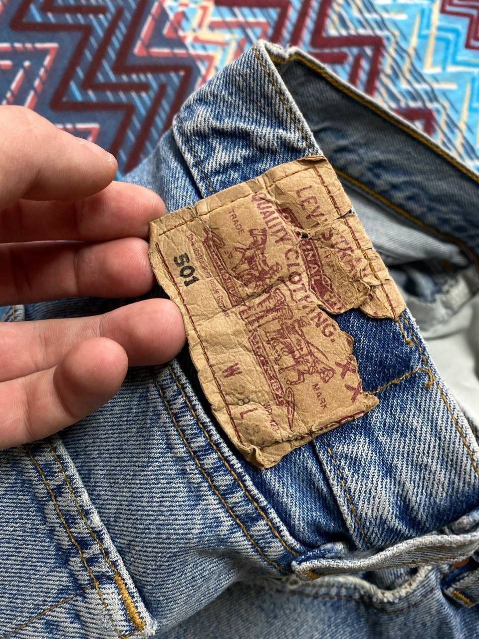 Levi's × Vintage Vintage Levi's 501 Regular Fit Light Blue Denim Jeans Size 28" / US 6 / IT 42 - 4 Thumbnail