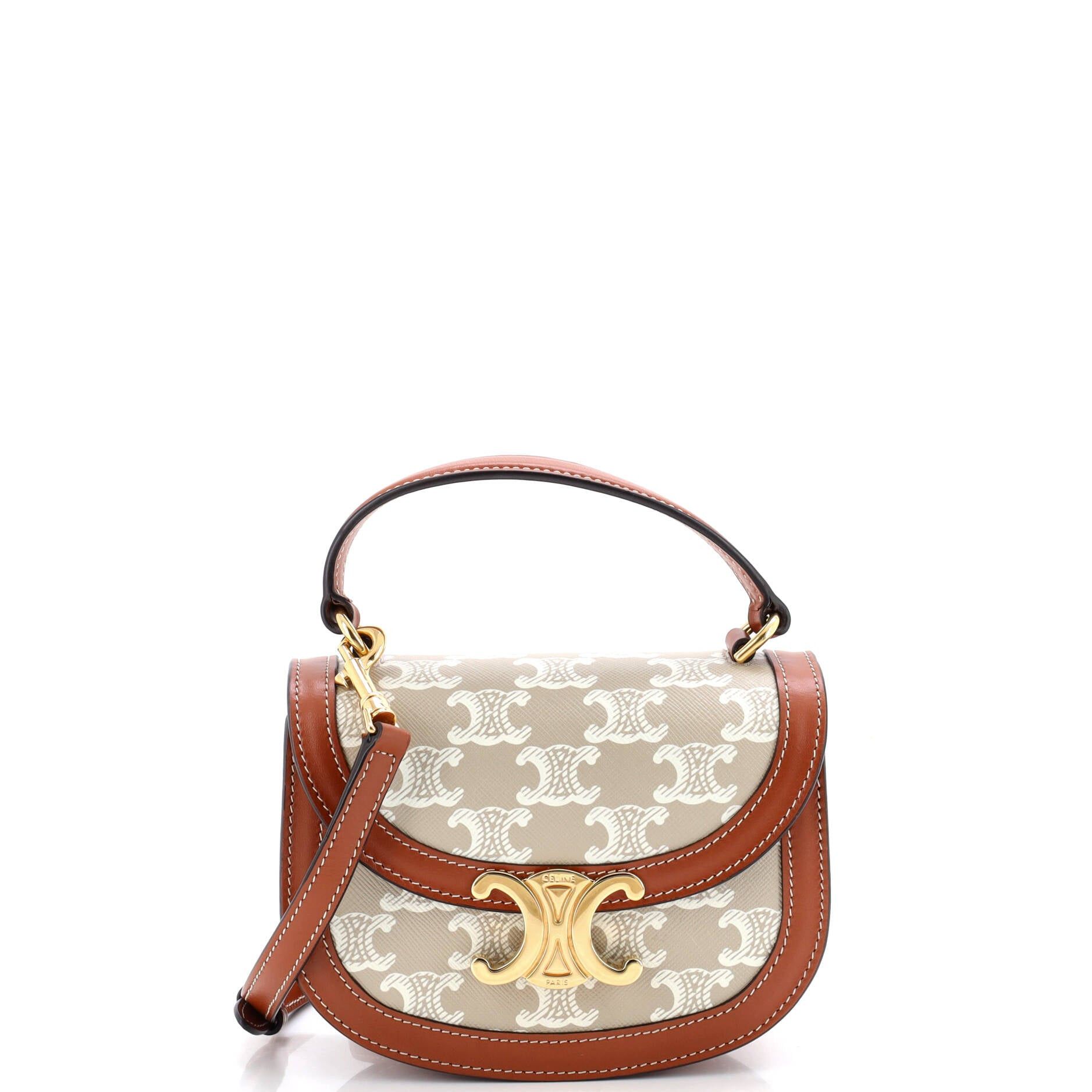 Celine Triomphe Besace Clea Top Handle Flap Bag Size ONE SIZE - 1 Thumbnail