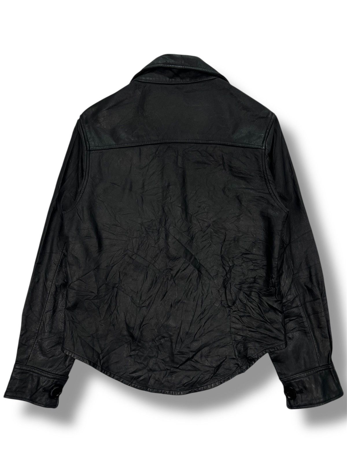 Genuine Leather Mon Ami Pierlot Design Claudie Pierlot Leather Jacket Size XS / US 0-2 / IT 36-38 - 2 Thumbnail