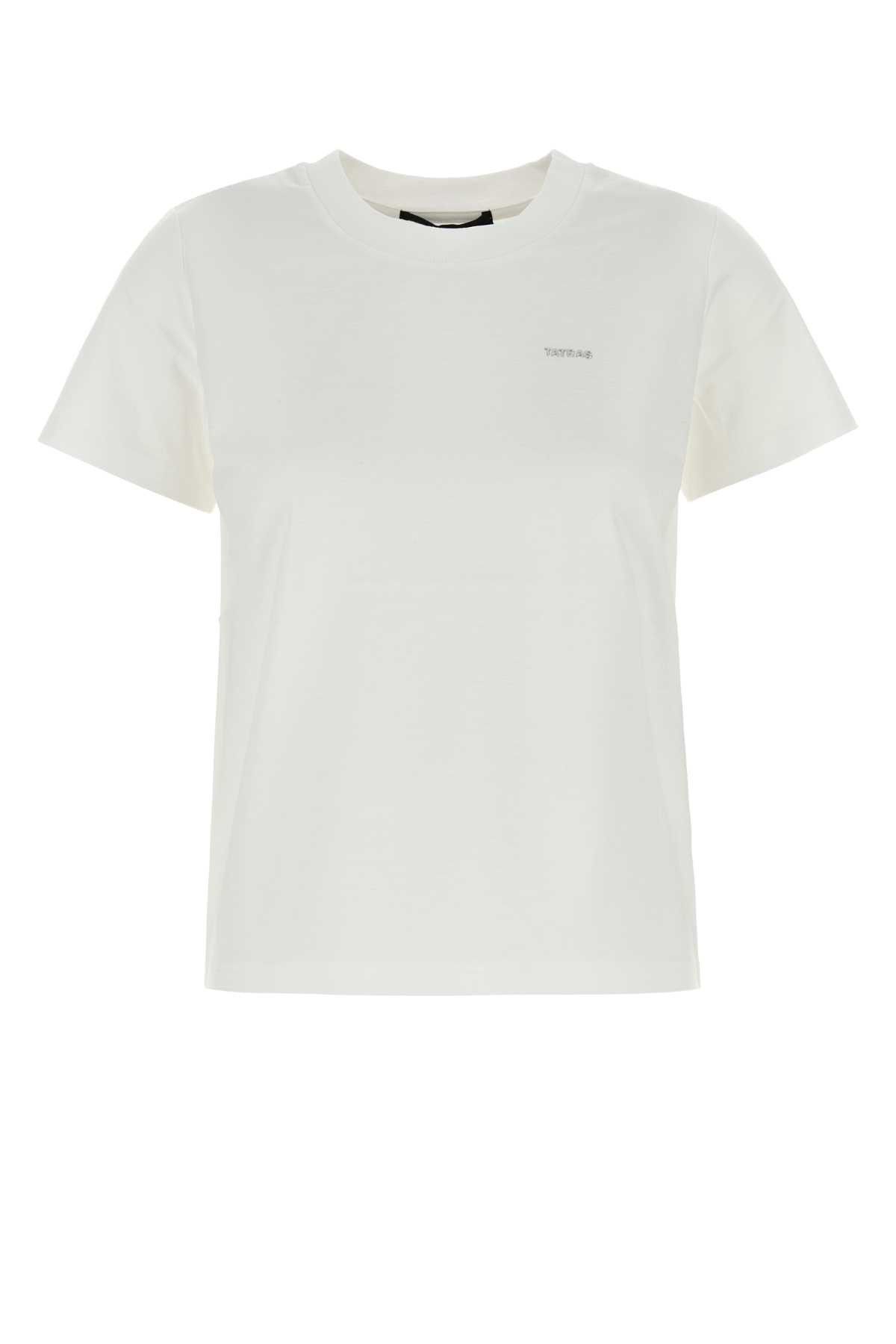 TATRAS White Cotton T-Shirt Size M / US 6-8 / IT 42-44 - 1 Thumbnail