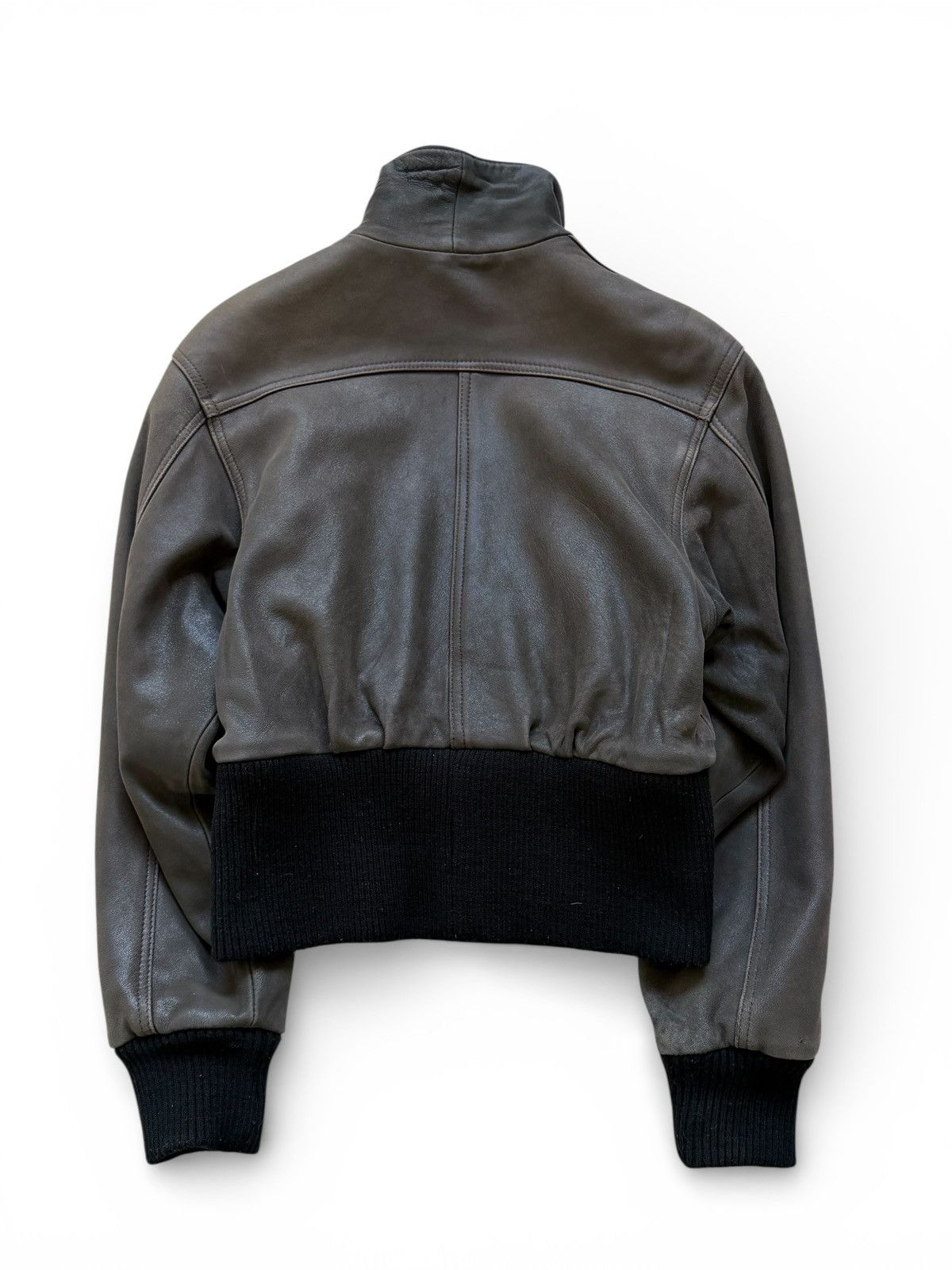 Tornado Mart Avant Garde Tornado Mart LGB Style Cropped Leather Jacket Size M / US 6-8 / IT 42-44 - 4 Thumbnail