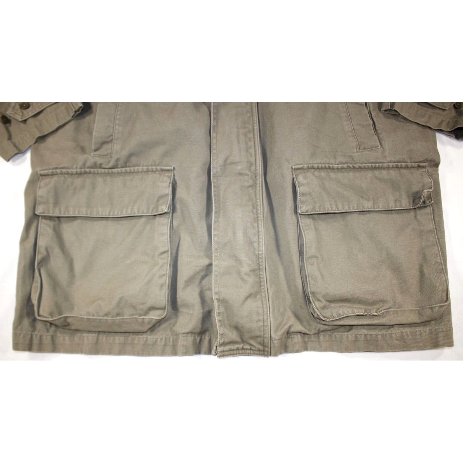 Gap VINTAGE GAP Canvas Barn Chore Coat Oversized Green/Gray Men's L Coat Size US L / EU 52-54 / 3 - 2 Thumbnail