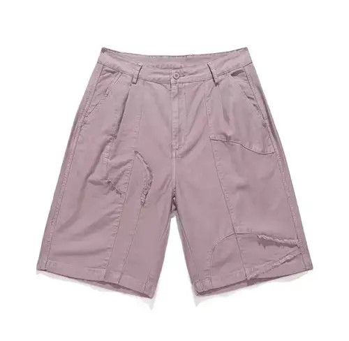 VIBE 21SS Tokyo Union Washed Pink Distressed Shorts Size US 32 / EU 48 - 3 Thumbnail