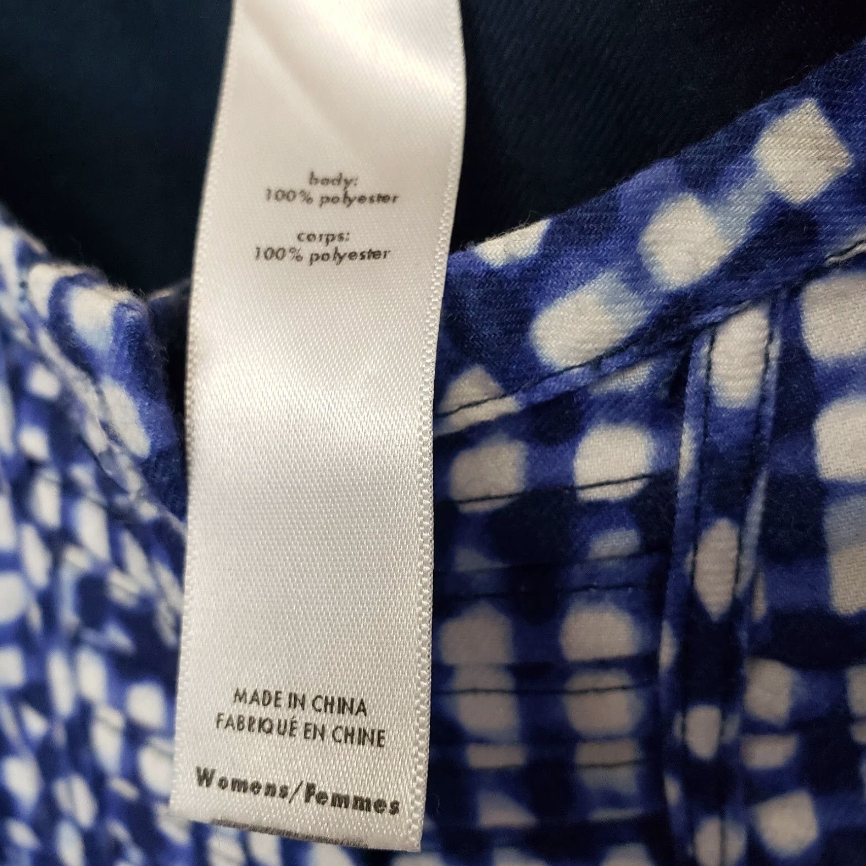 Vintage Lucy Womens Popover Top XS Blue Long Sleeve Blouse Smocked Sides Size XS Womens Size XS / US 0-2 / IT 36-38 - 5 Thumbnail