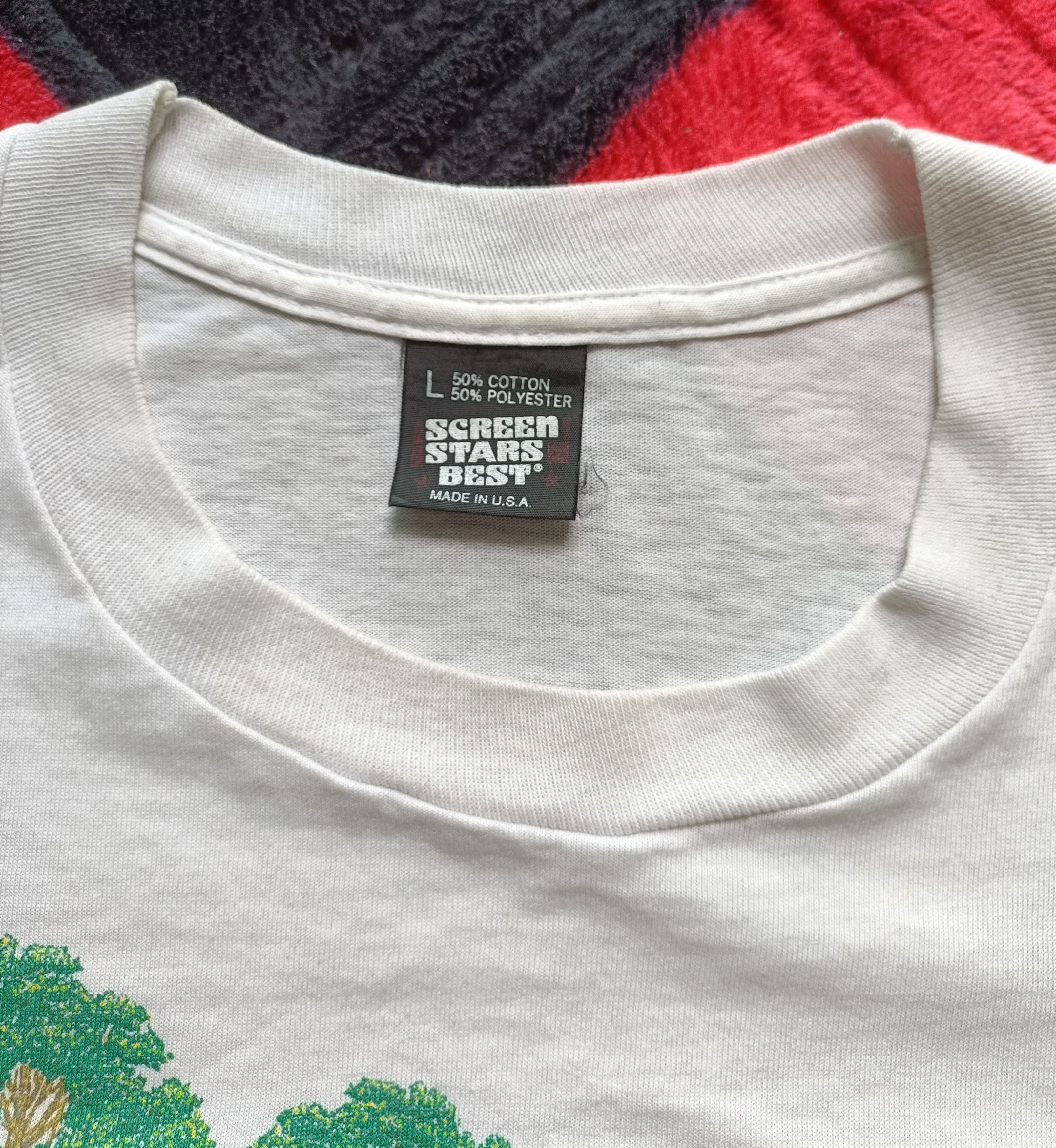 Vintage Vintage 1990 Screen Star T Shirt Single Stitch L White Size US L / EU 52-54 / 3 - 3 Thumbnail
