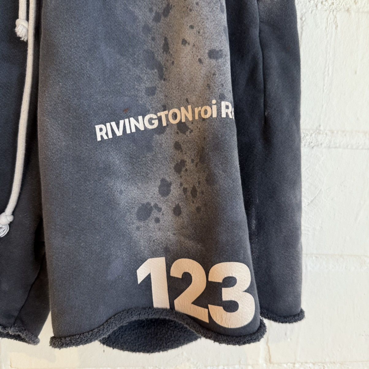 RRR-123 Rivington roi Rebis Grey Wash Shorts Size US 35 - 3 Thumbnail