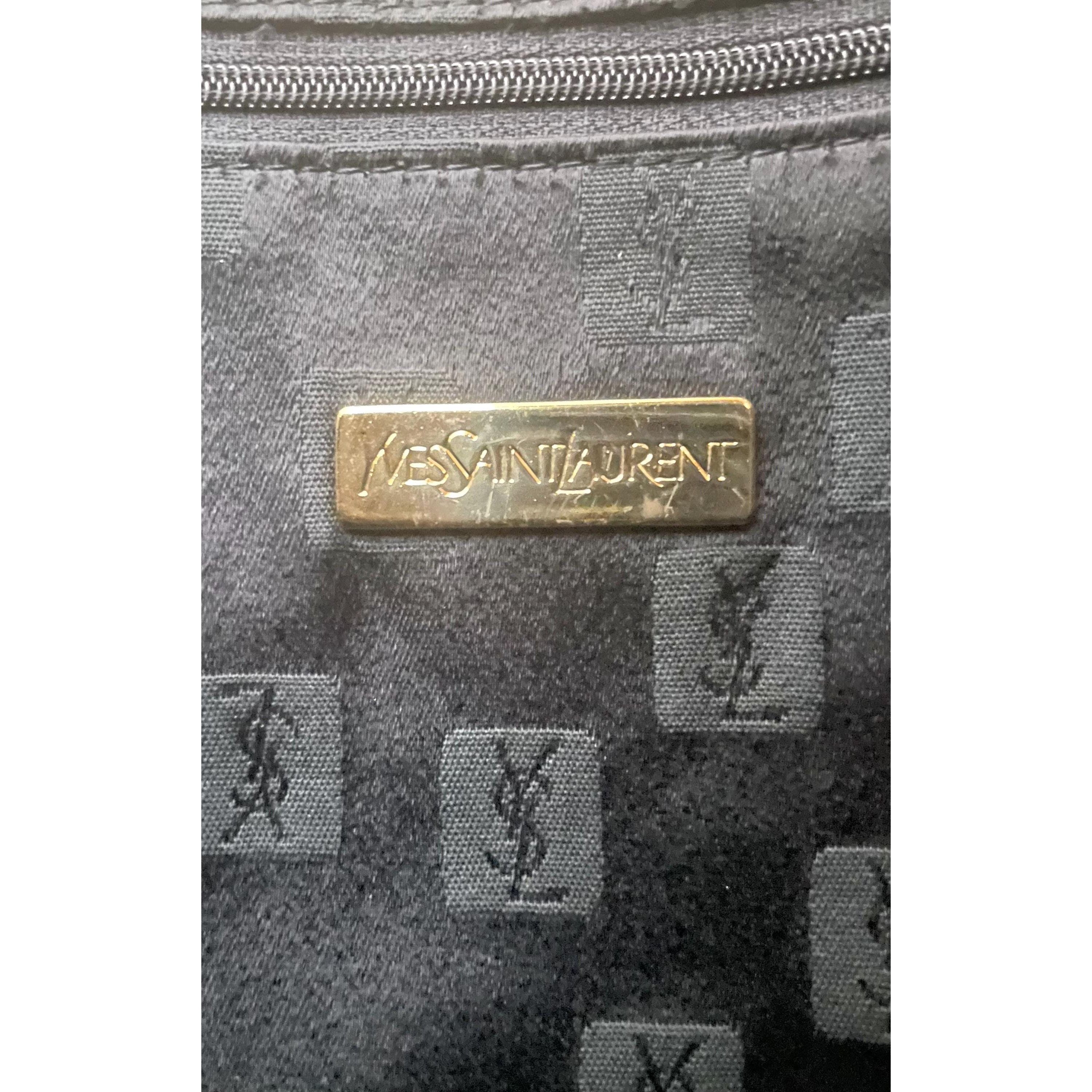 Yves Saint Laurent Vintage Yves Saint Laurent YSL logo embossed tote bag Size ONE SIZE - 9 Thumbnail