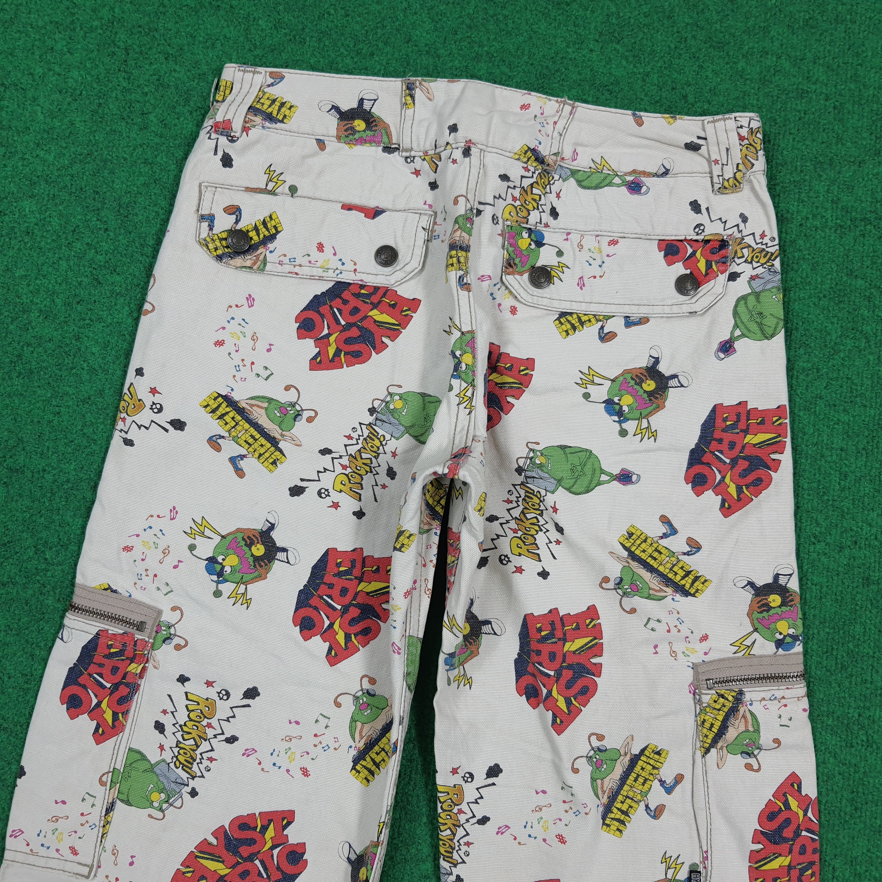 Hysteric Glamour Hysteric Glamour Japan Over Print Cargo Graphics Pants E1N32 Size US 28 / EU 44 - 5 Thumbnail