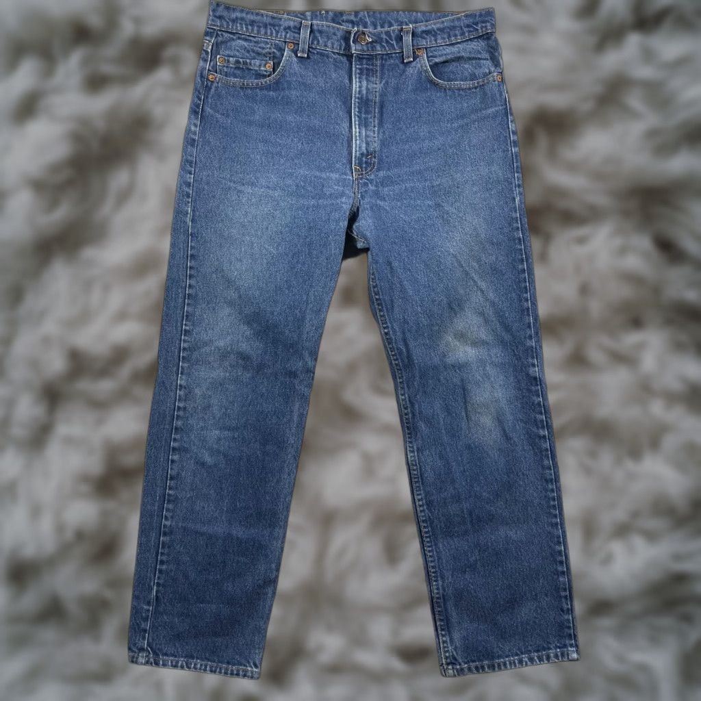 Levi's VINTAGE Levi's 505 Jeans Mens 36x30 Blue Faded 80s 90s USA Straight Leg Regular Mens Size US 36 / EU 52 - 1 Thumbnail