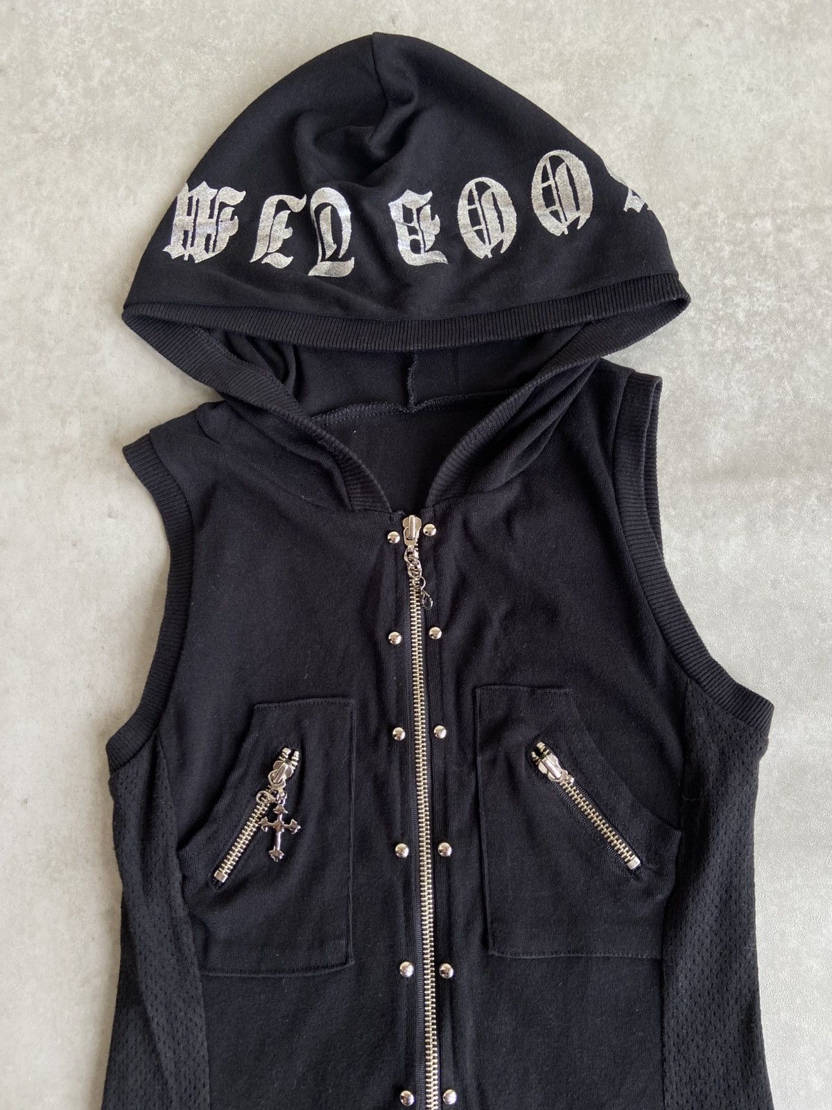 If Six Was Nine Vintage Y2K Sleeves Hoodie Chrome Punk Style Size US M / EU 48-50 / 2 - 3 Thumbnail