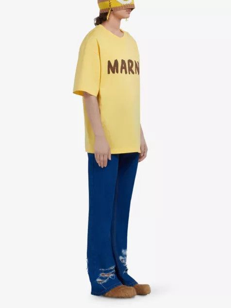 Marni o1srvl11e0624 Denim Trouser in Ocean Size 30" / US 8 / IT 44 - 2 Thumbnail