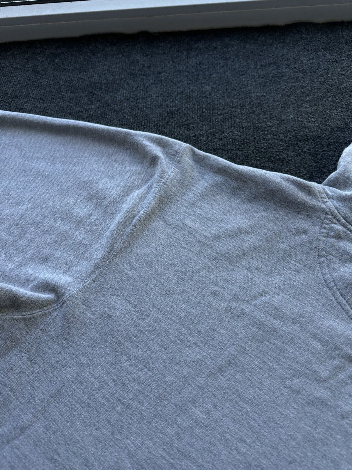 Vintage NEBRASKA HUSKERS 🚨 MEN GRAY BOXY HOODIE BIG LOGO Size US L / EU 52-54 / 3 - 15 Thumbnail