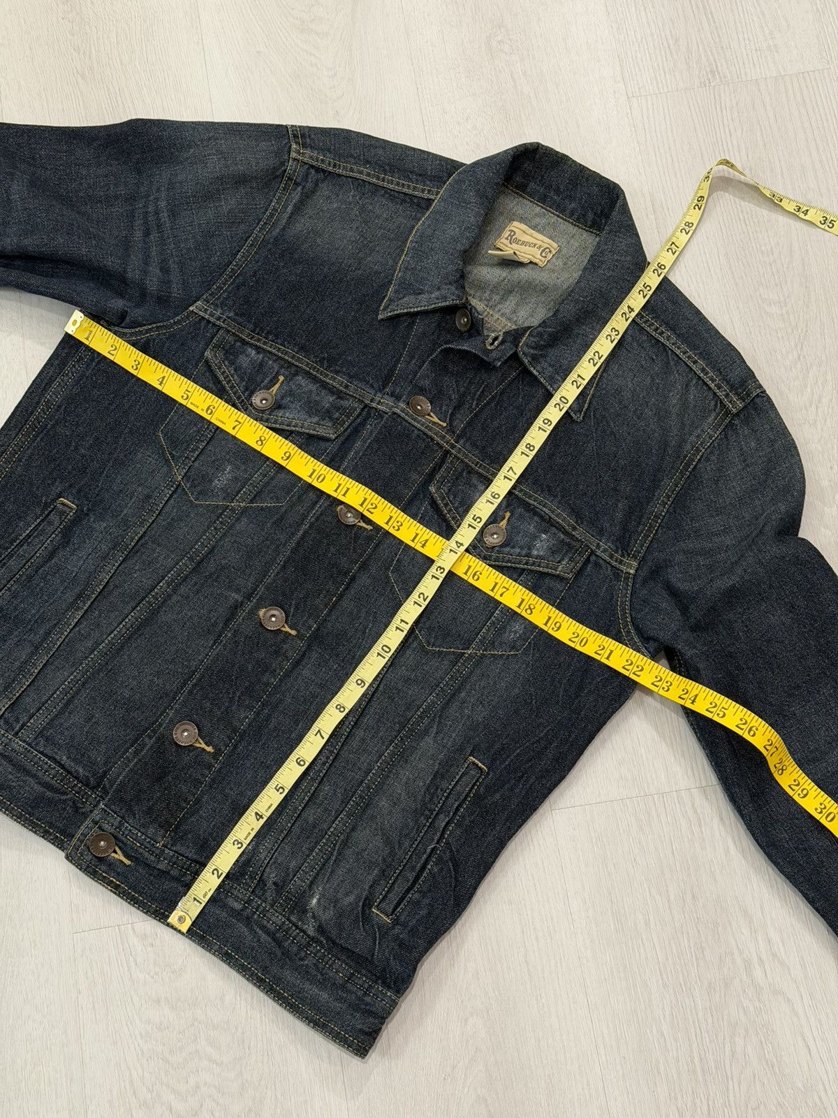 Sears Vintage 90s Roebuck & Co. Jean Jacket Size Medium Size US M / EU 48-50 / 2 - 9 Thumbnail
