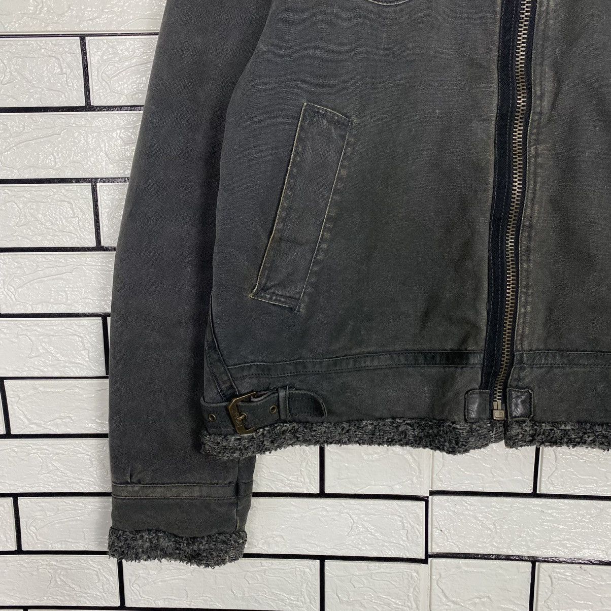 Avirex 🔥VINTAGE BIKER MILITARY JACKET AVIREX BIG LOGO BACKHIT USN Size US XL / EU 56 / 4 - 7 Thumbnail