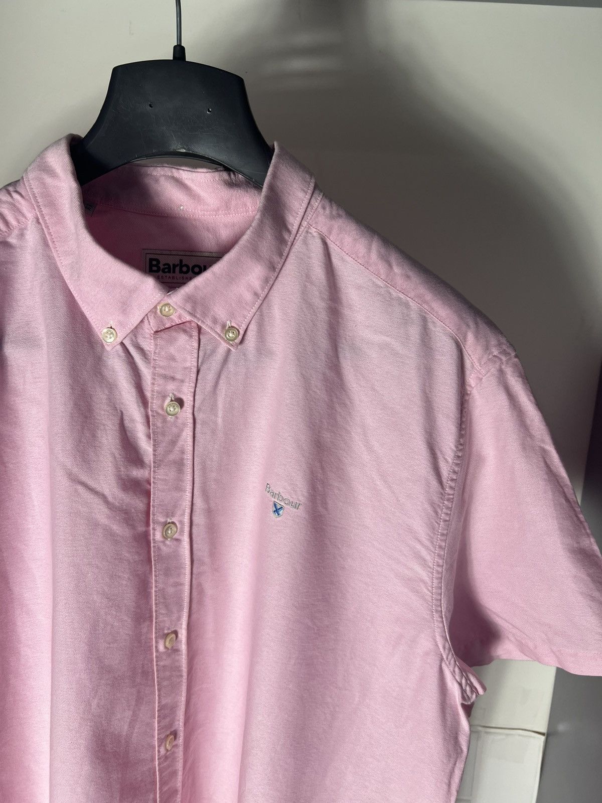 Barbour × Vintage VERY RARE BARBOUR INTERNATIONAL OXFORD SHIRT DESIGNER CASUAL Size US XXL / EU 58 / 5 - 3 Thumbnail