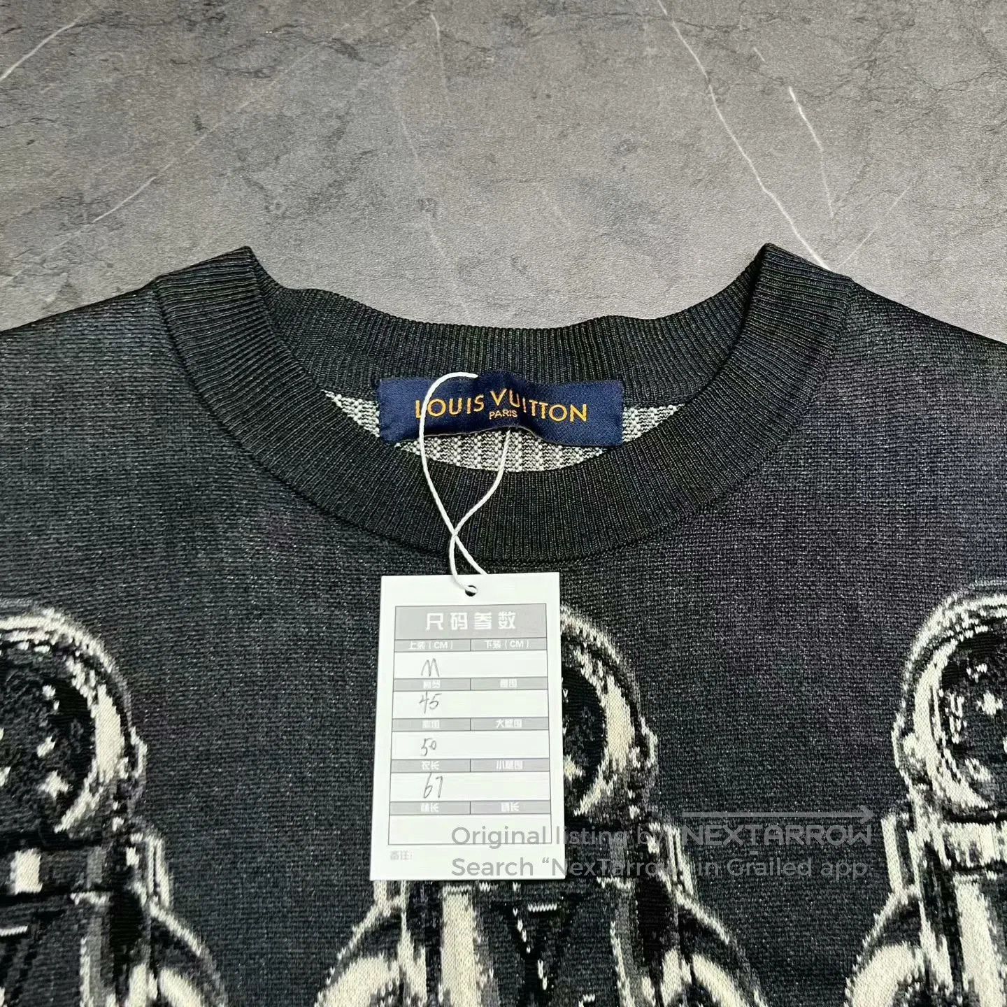 Louis Vuitton louis vuitton astronaut knit sweater in black. Size US M / EU 48-50 / 2 - 3 Thumbnail