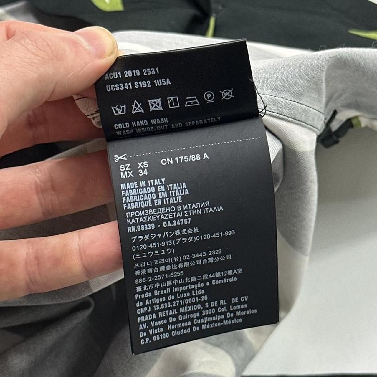 Prada Prada x Frankenstein FW19 Boxy Lightning Shirt - XS (S/M) Size US S / EU 44-46 / 1 - 7 Thumbnail