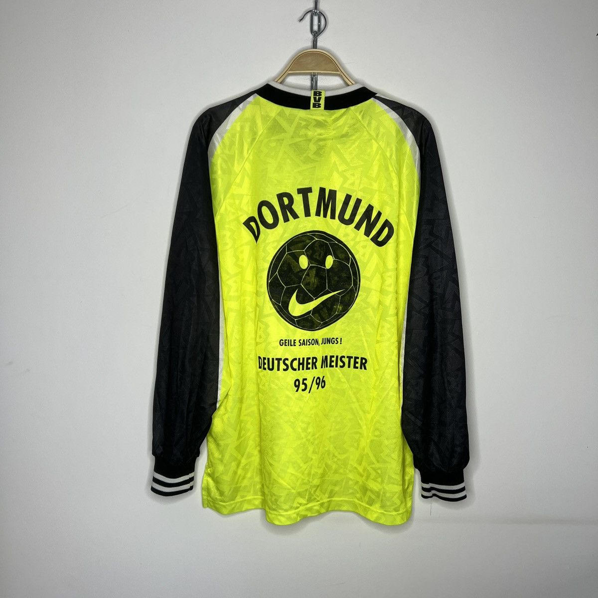 Nike × Vintage 1995 1996 Borussia Dortmund Nike Vintage Soccer Jersey Size US XL / EU 56 / 4 - 9 Thumbnail