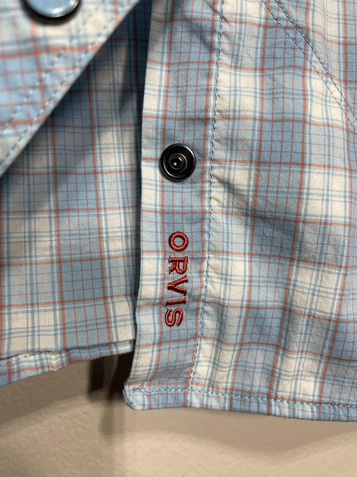 Orvis Orvis Blue Plaid Pearl Snap Western Shirt Coastal Gorpcore M Size M / US 6-8 / IT 42-44 - 5 Thumbnail