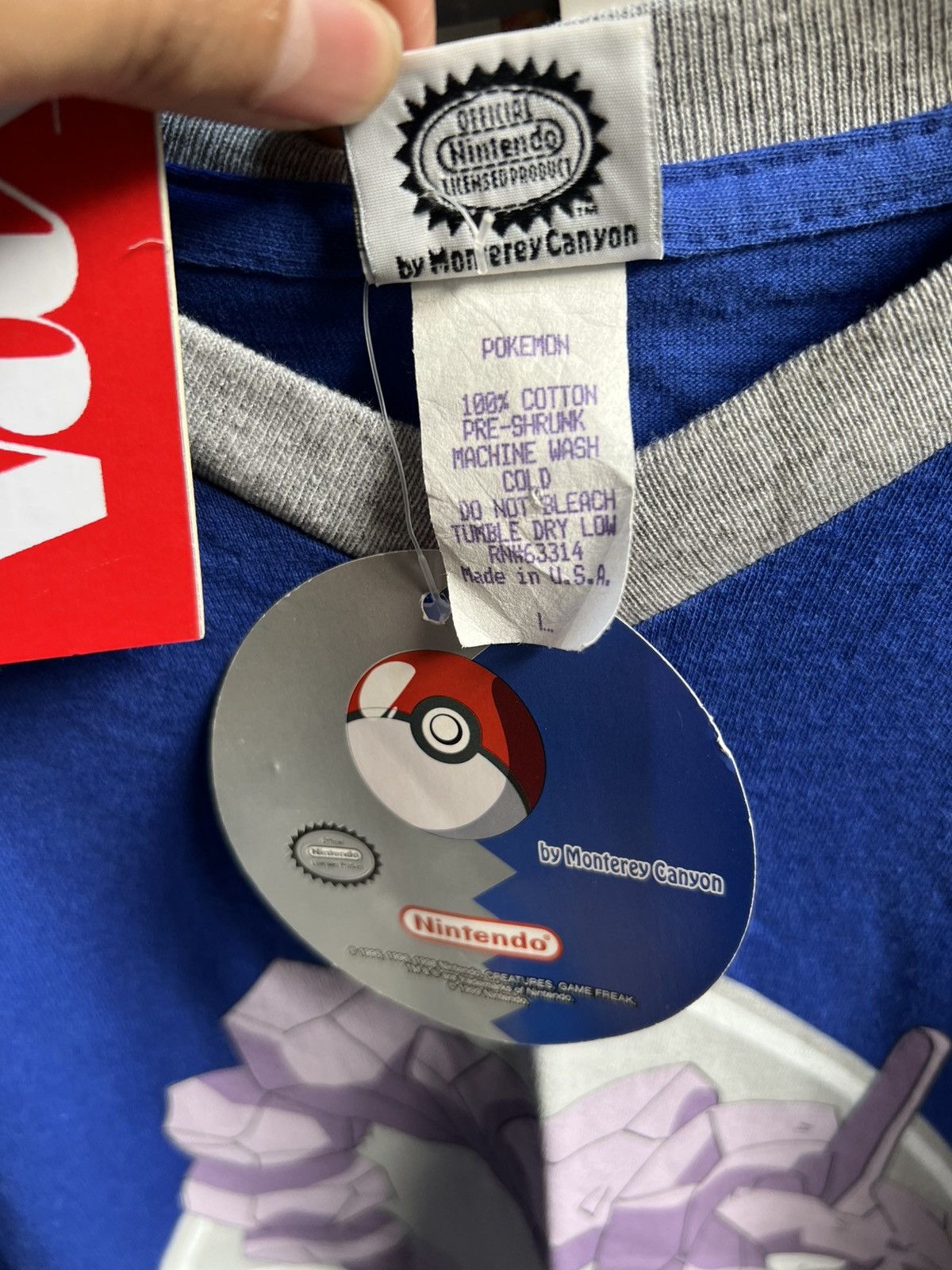Pokemon Onix pokemon Shirt Special Edition Sports Series Size US M / EU 48-50 / 2 - 10 Thumbnail