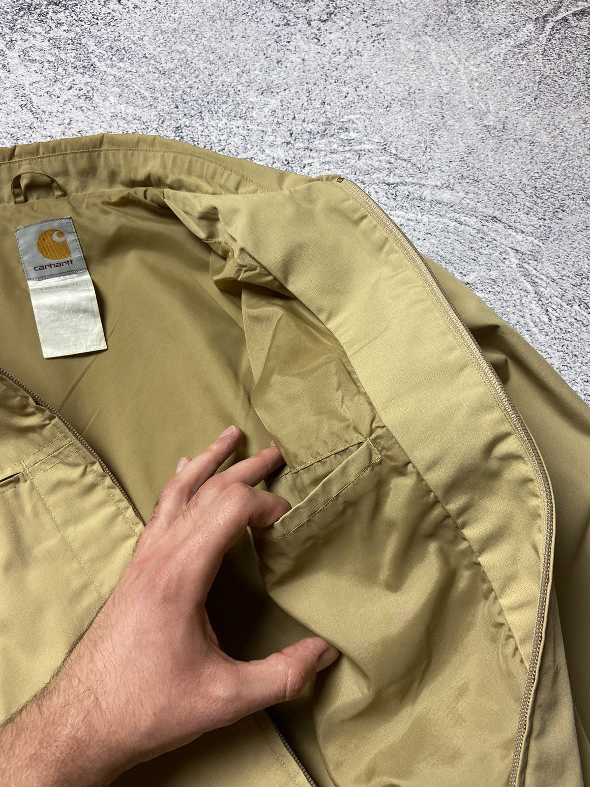 Carhartt × Vintage Vintage Carhartt Light Jacket Work Wear Skate Style Rare Size US L / EU 52-54 / 3 - 9 Thumbnail