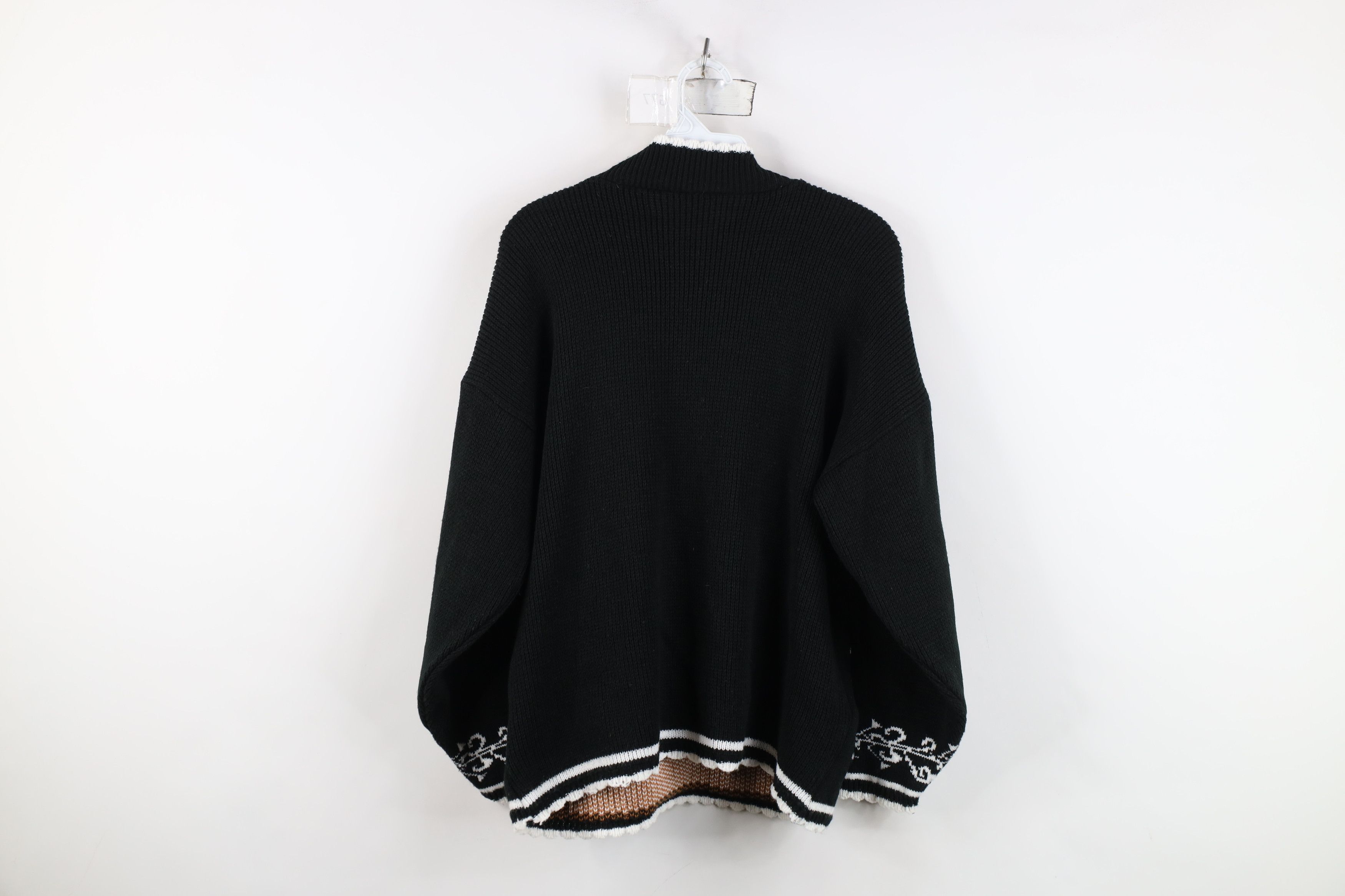 Vintage Vintage 90s Fairy Kei Kawaii Cat Kitten Knit Sweater USA Size L / US 10 / IT 46 - 13 Thumbnail