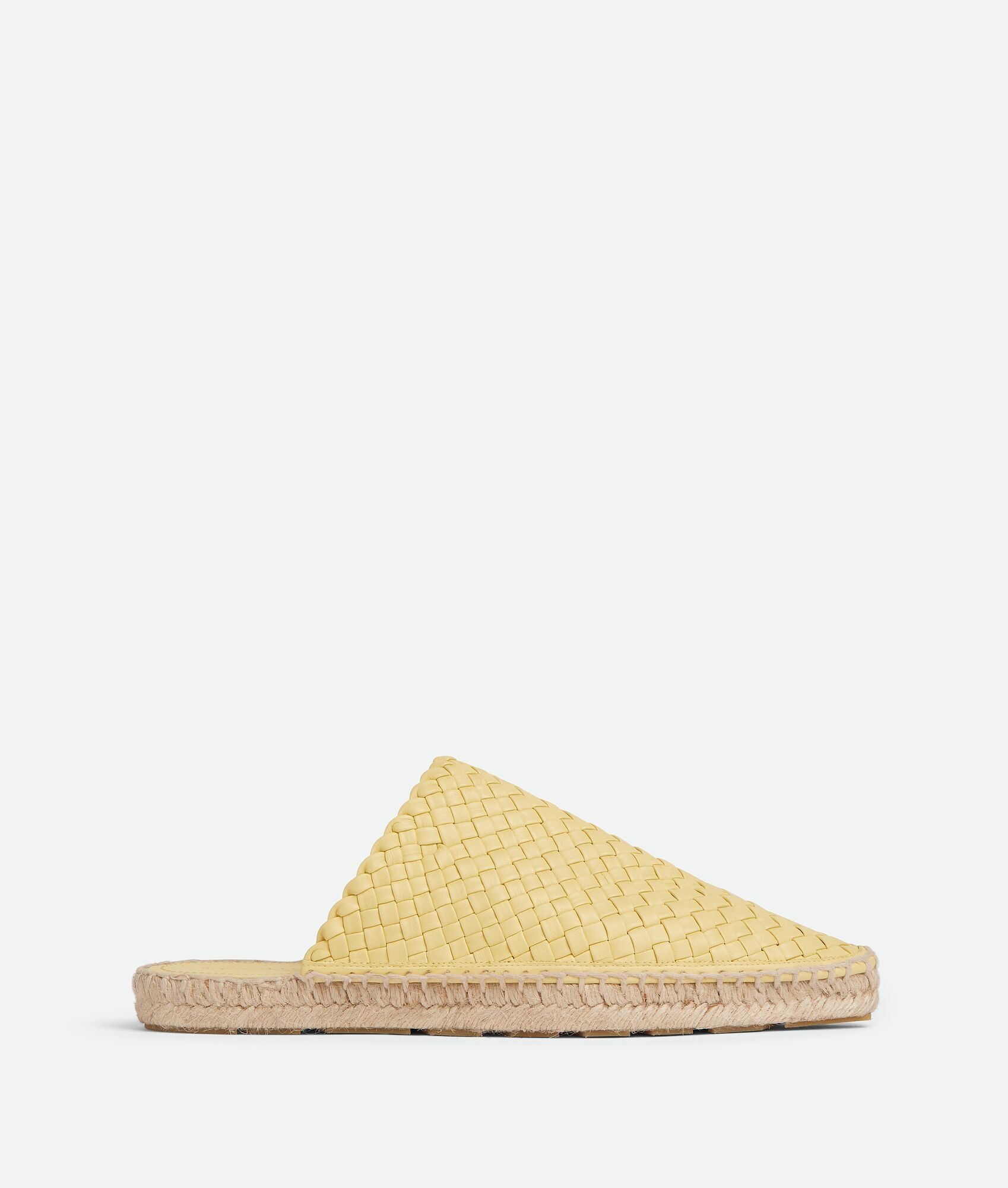 o1y0725 Leather Mules in Yellow
