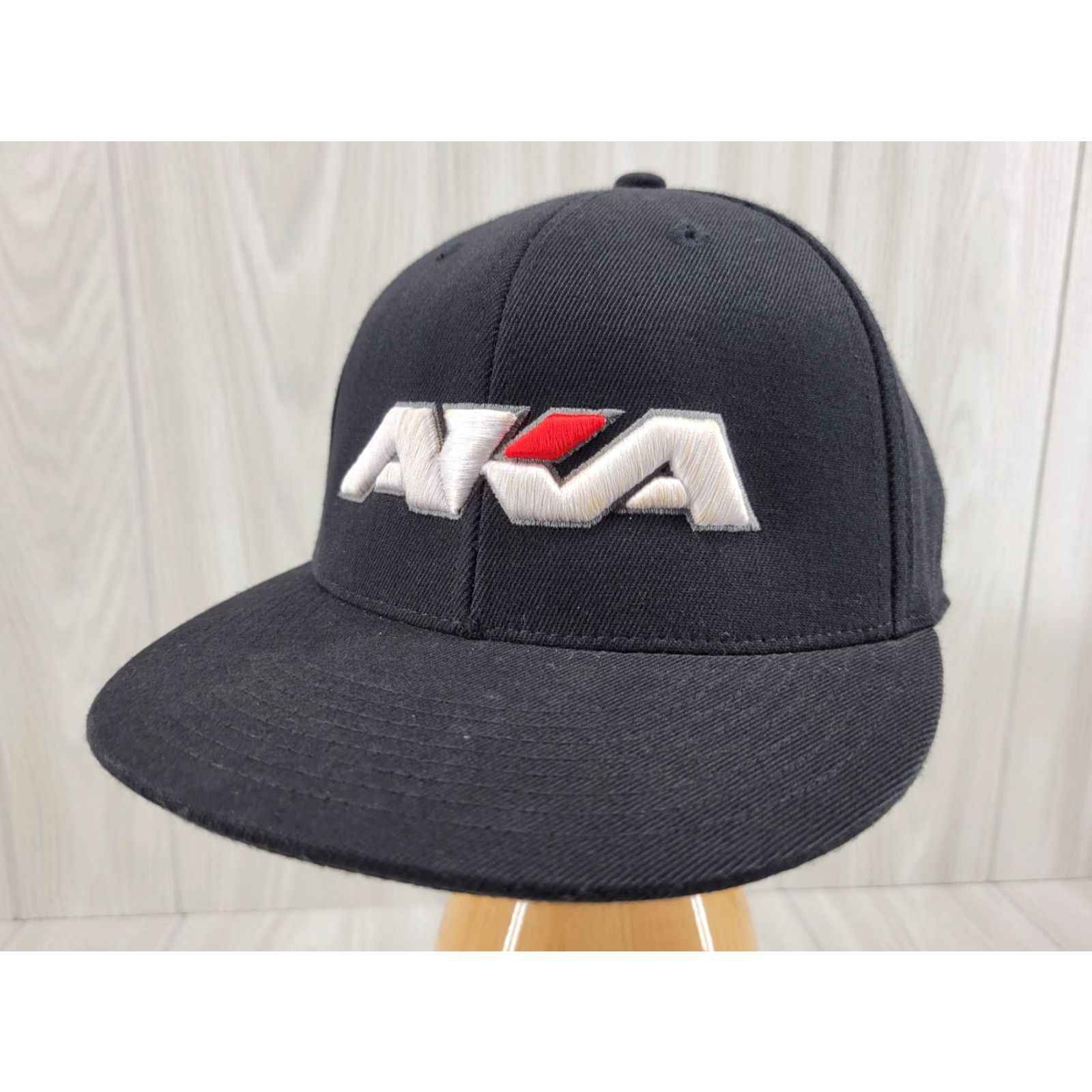Vintage AKA RC Hobby Hat Black Fitted 7 1/4-7 5/8 Baseball Cap Men 7 1/4 Black Solid 210 Fitted BRC Size ONE SIZE - 2 Thumbnail
