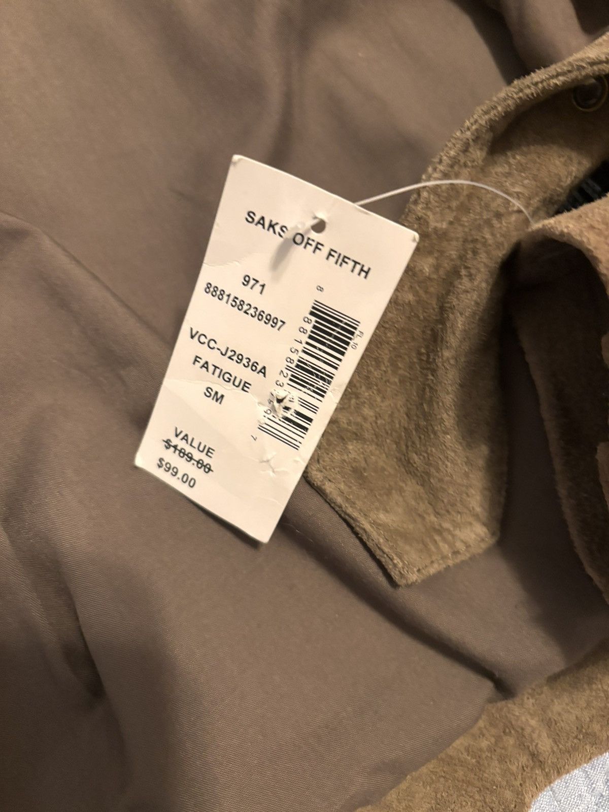 Saks Fifth Avenue vigoss 100% leather jacket Size S / US 4 / IT 40 - 5 Thumbnail