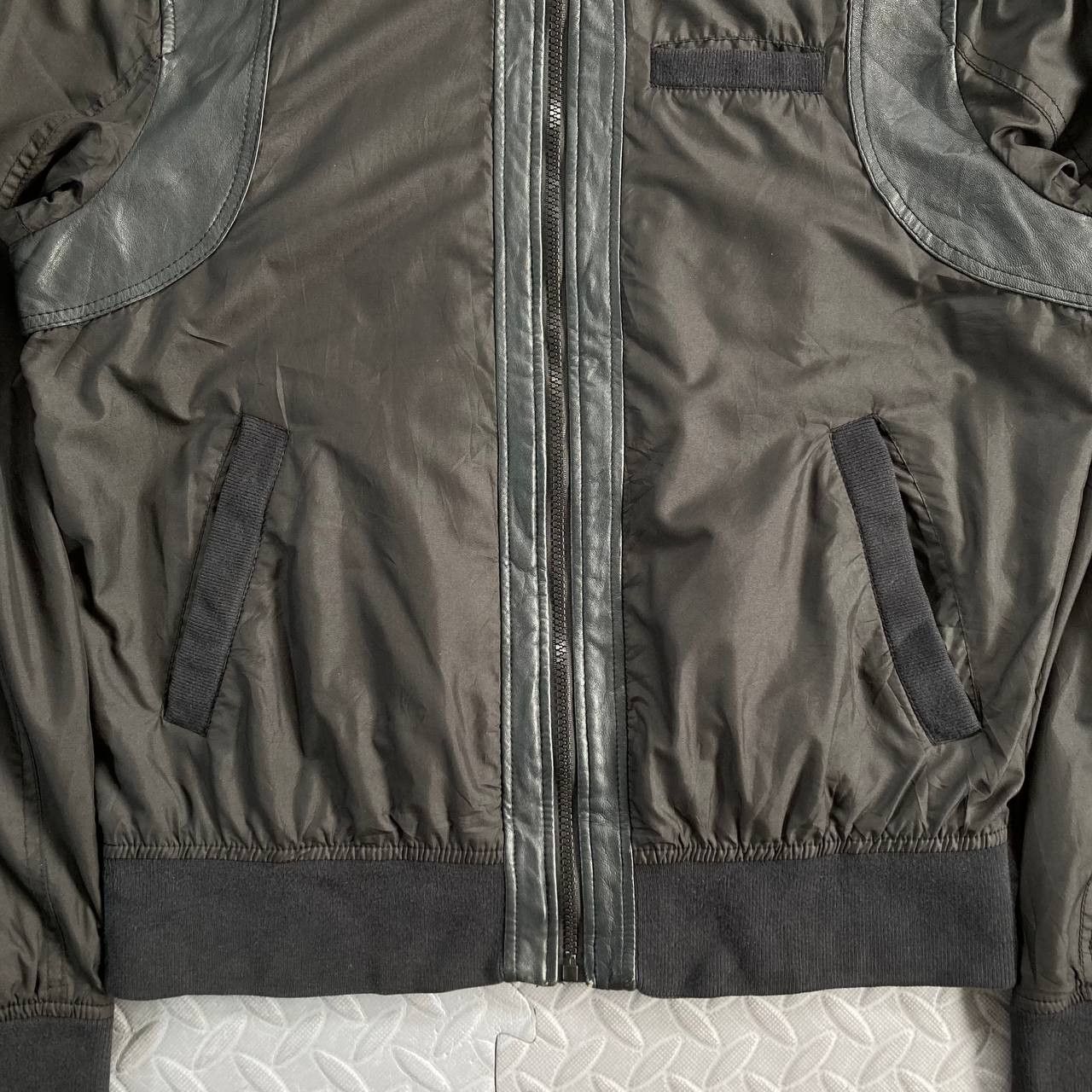Dolce & Gabbana D&G- 2000’s Tactical Hybrid Leather Paneled Jacket Size US L / EU 52-54 / 3 - 6 Thumbnail