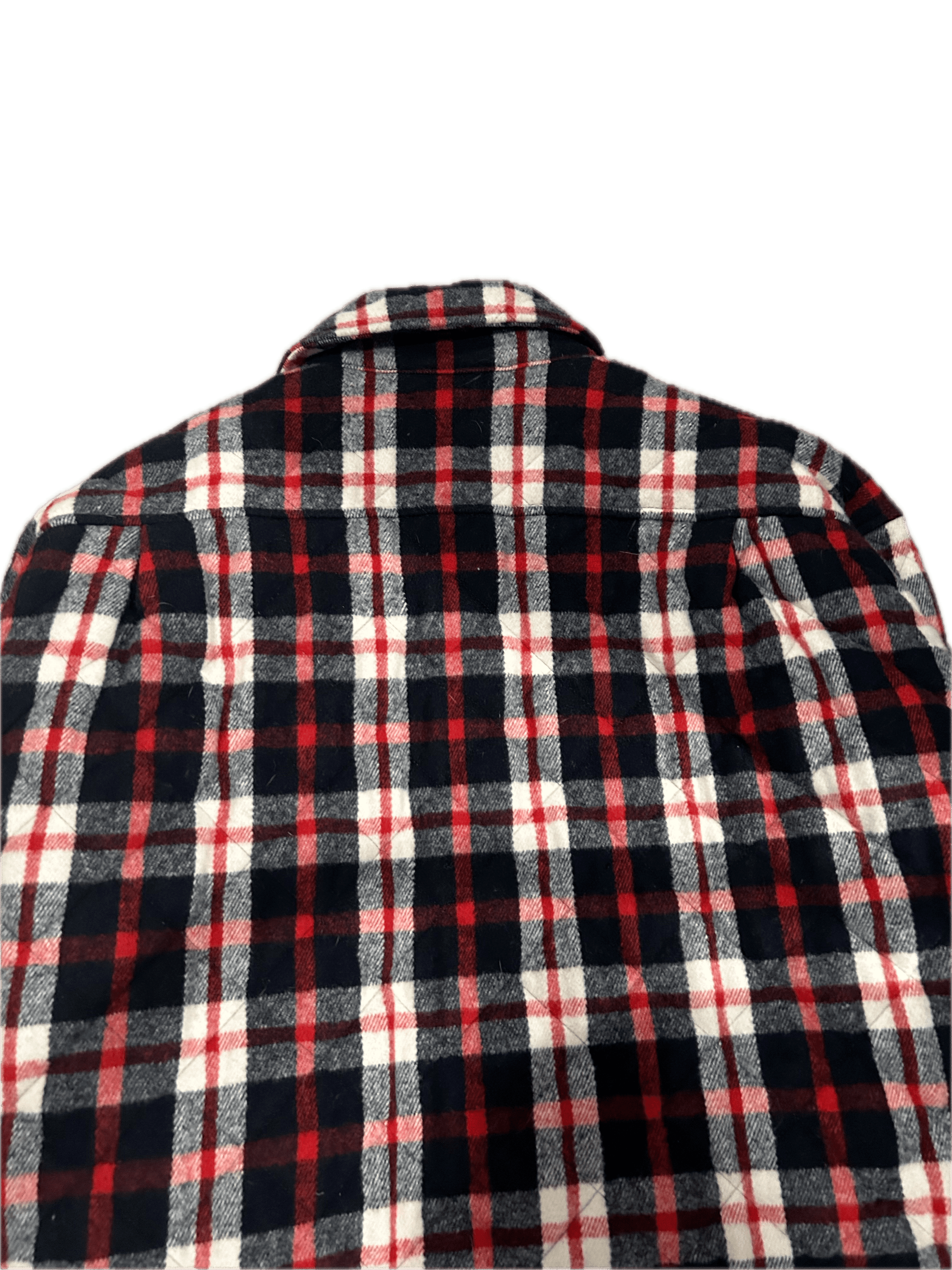 Balenciaga Balenciaga Oversized Quilted Checked Cotton-Flannel Coat Red Size US M / EU 48-50 / 2 - 10 Thumbnail