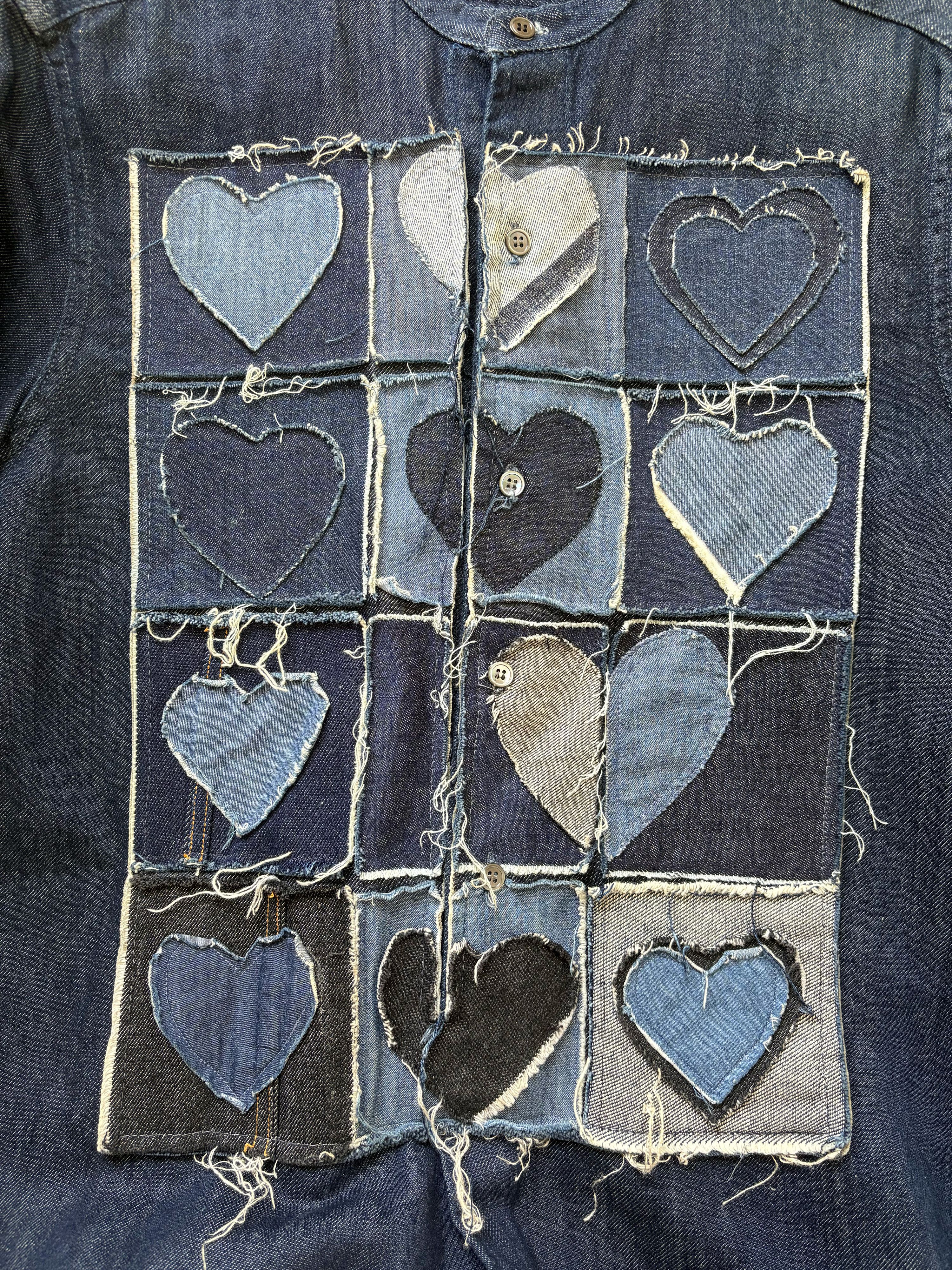 JW Anderson JW Anderson SS18 denim hearts shirt Size US S / EU 44-46 / 1 - 3 Thumbnail