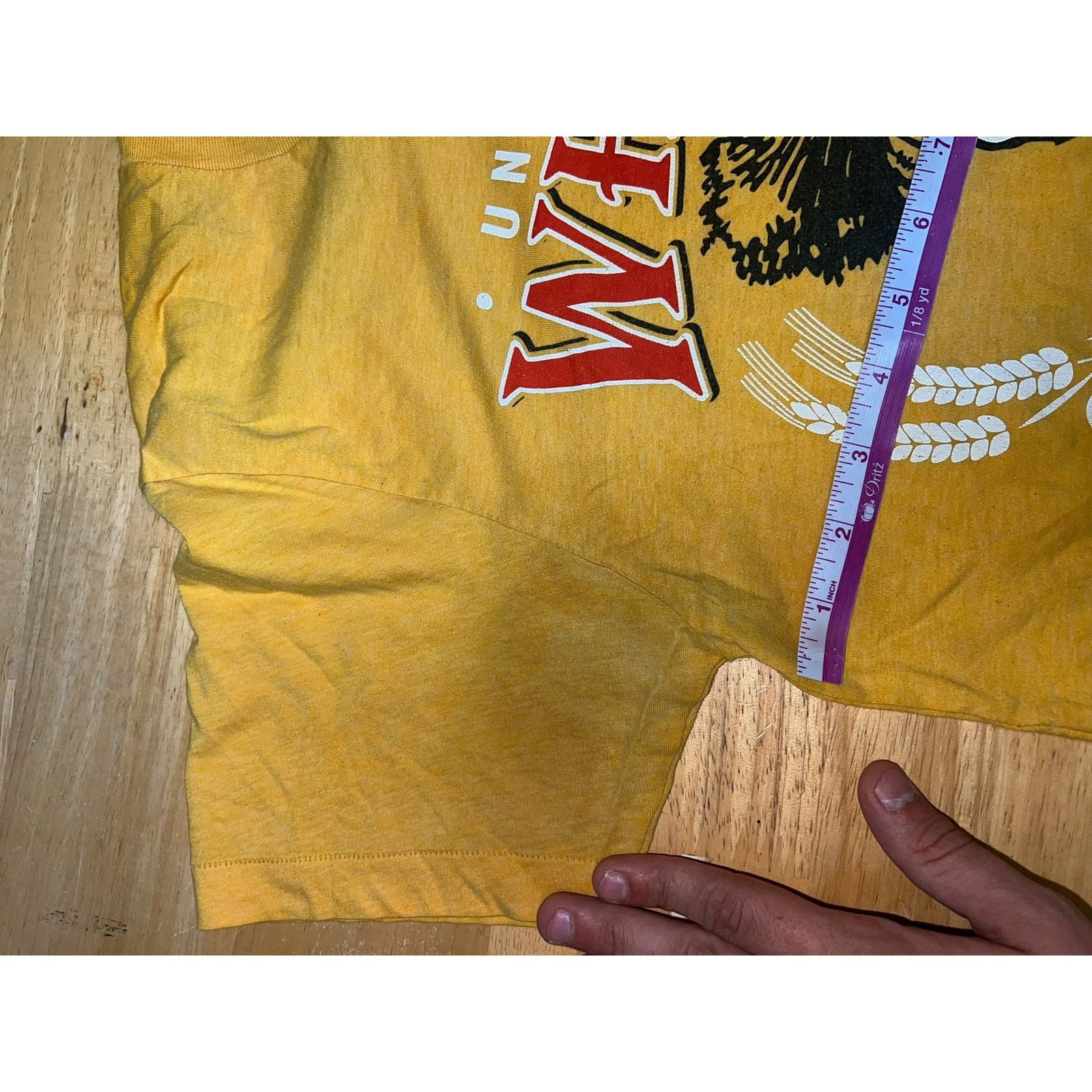 Vintage Wheat Beer Shirt Charlie Hustle Boulevard Brewing Tee S Size US S / EU 44-46 / 1 - 8 Thumbnail